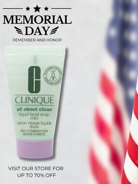 Clinique All About Clean Liquid Facial Soap Mild Mini 1 oz